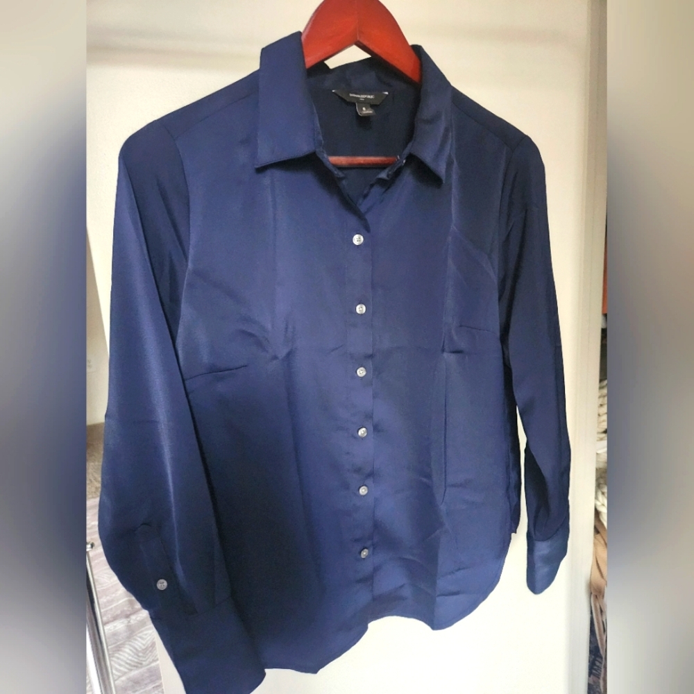 Banana Republic Dark Blue Button Up